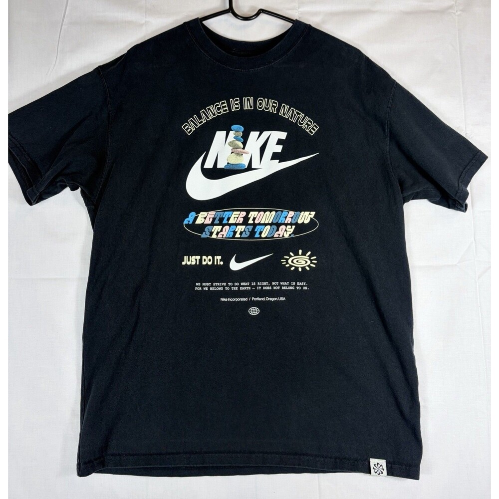 Nike Better World T-Shirt S/S Sustainable Loose Fit Black Men’s Large